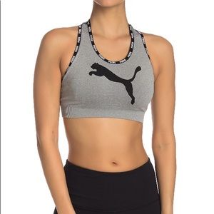 Seamless Puma Sports Bra Grey XL